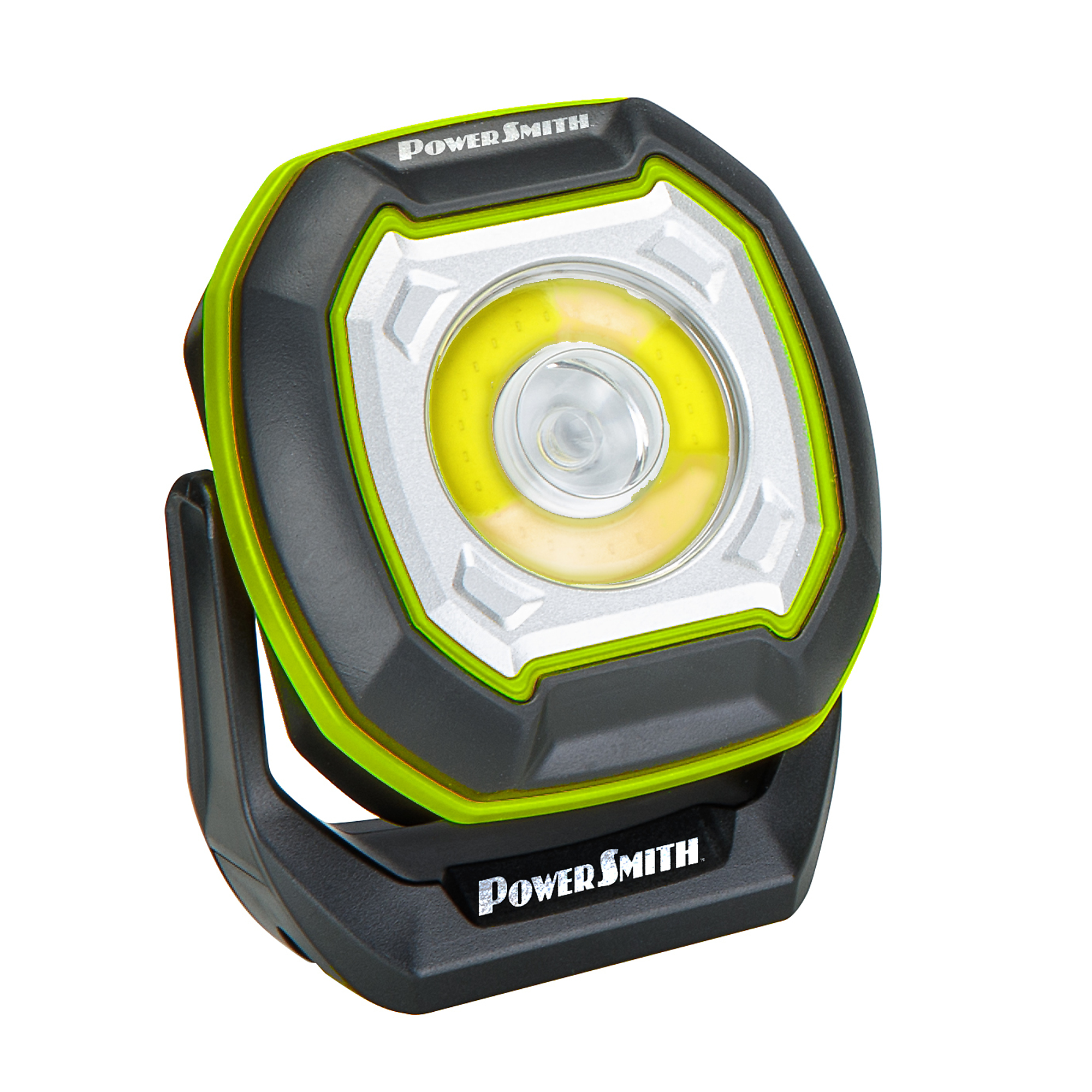 PowerSmith Rechargeable LED Flood/Spot Light — 800/500 Lumens, Magnetic Base, 4 Light Modes, Model# PILF800S